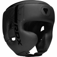 Боксерський шолом RDX F6 KARA Matte Black L