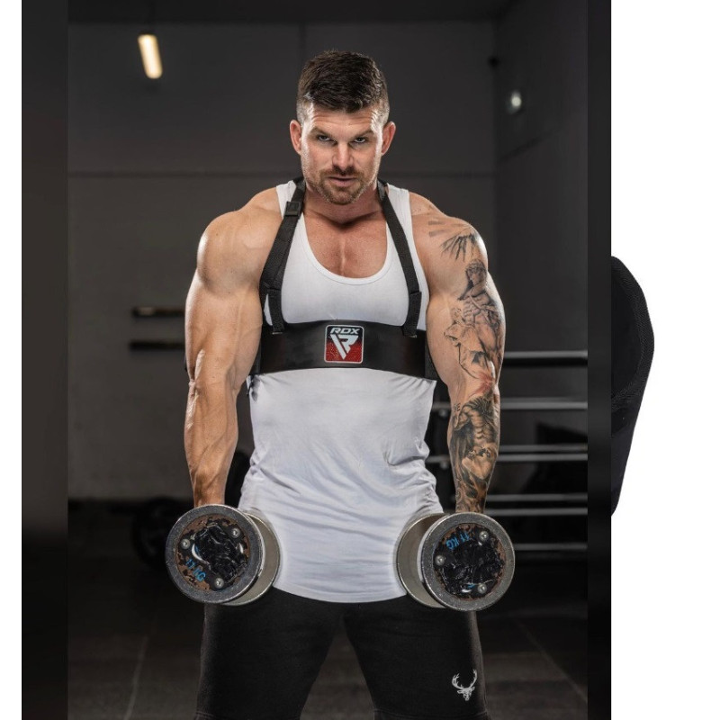 Армбластер (изолятор для бицепса) RDX T2 Arm Blaster Black, Размер: 59x10 см, Вес 1 кг, Железо, Неопрен, Нейлон, Черный