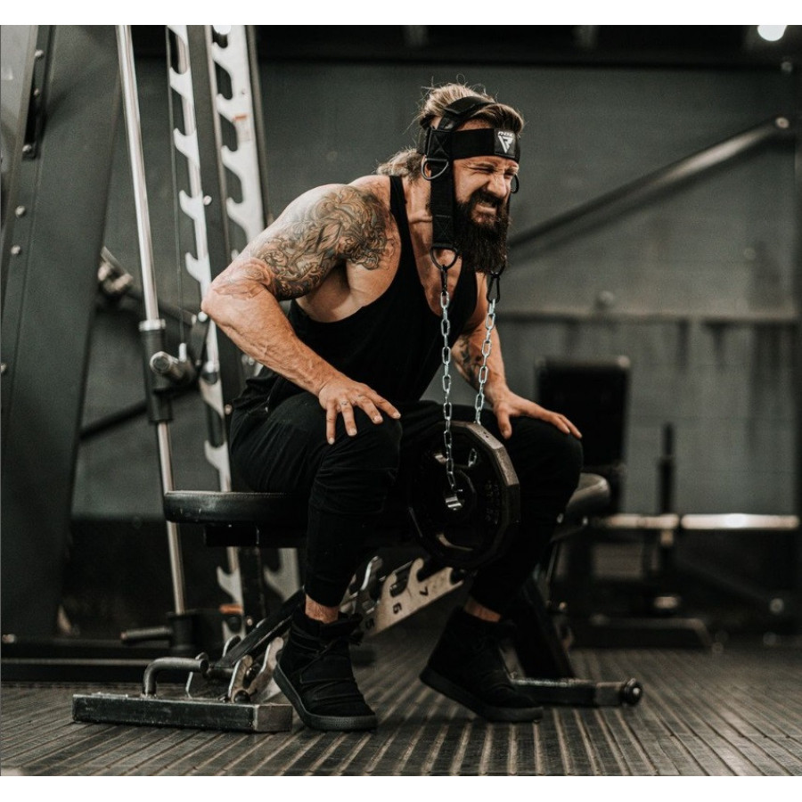 Тяга для шиї RDX H2 Neck Harness Black Plus