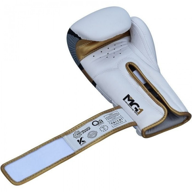 Боксерські рукавиці RDX F7 Ego Golden 14 унцій 