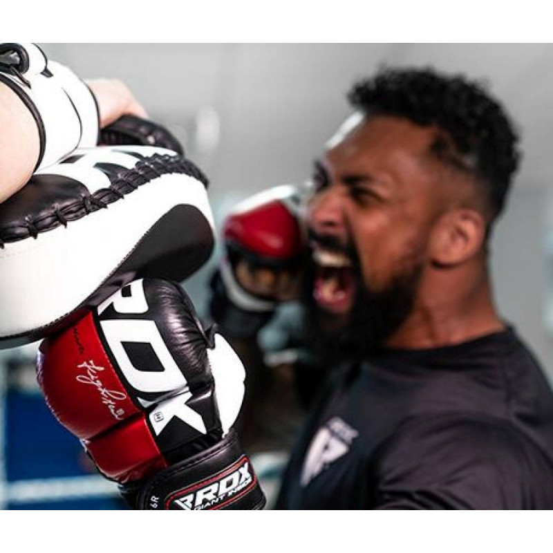 Рукавиці для ММА (Греплінгові рукавички) RDX T6 Plus Rex Red L