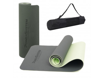 Килимок для йоги та фітнесу Power System PS-4060 TPEYoga Mat Premium Green (183х61х0.6)