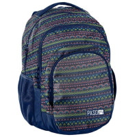 Рюкзак молодежный PASO 18-2706PC разноцветный