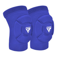 Наколінники спортивні RDX HOSIERY KNEE FOAM K5 BLUE/WHITE-М (пара), Розмір М, Поліестер, Сині