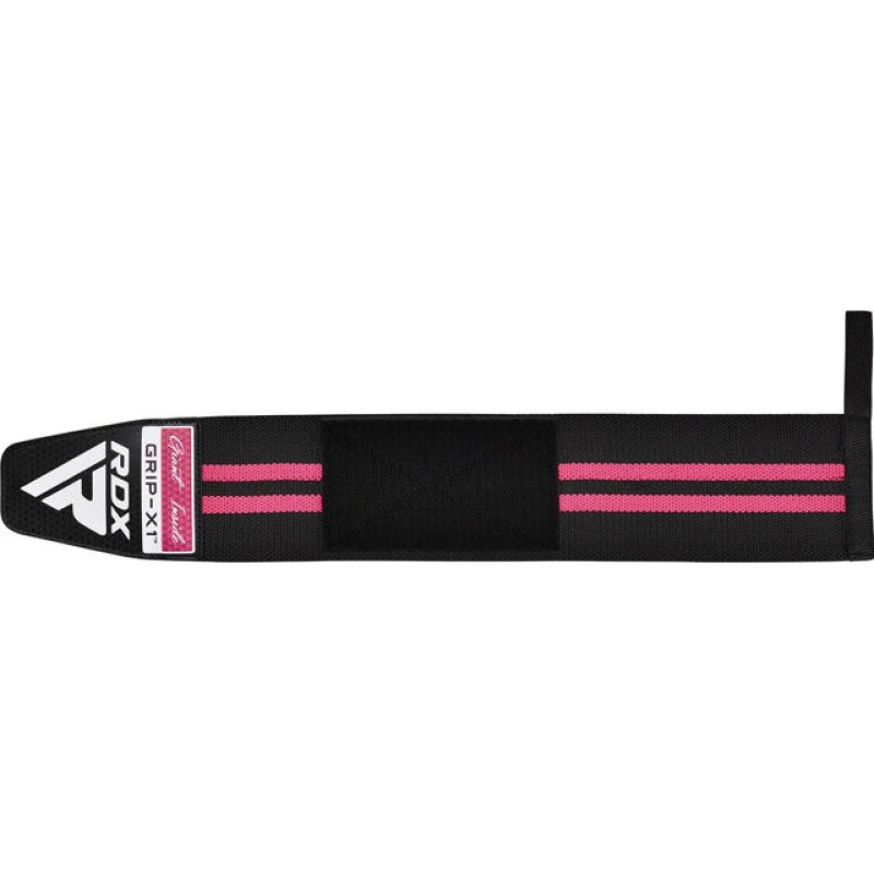 Бинти для зап'ясть (кистьові бинти) RDX GYM WRIST WRAP R11 BLACK/PINK