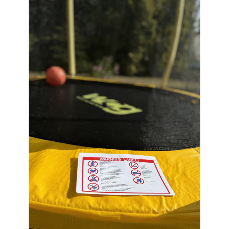 Батут WCG 187 см с внутренней защитной сеткой и LED подсветкой 6FT