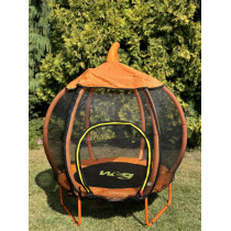 Детский батут с защитной сеткой WCG Pumpkin