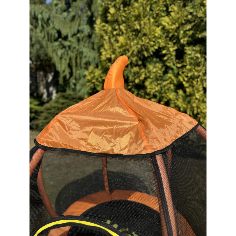 Детский батут с защитной сеткой WCG Pumpkin