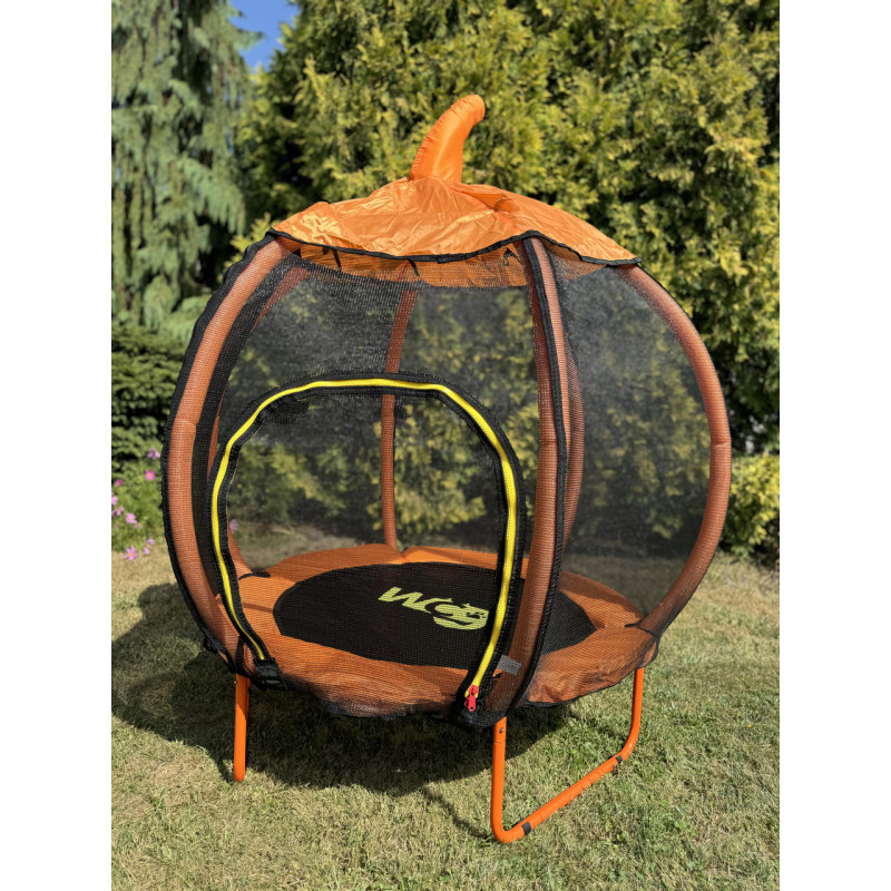 Детский батут с защитной сеткой WCG Pumpkin