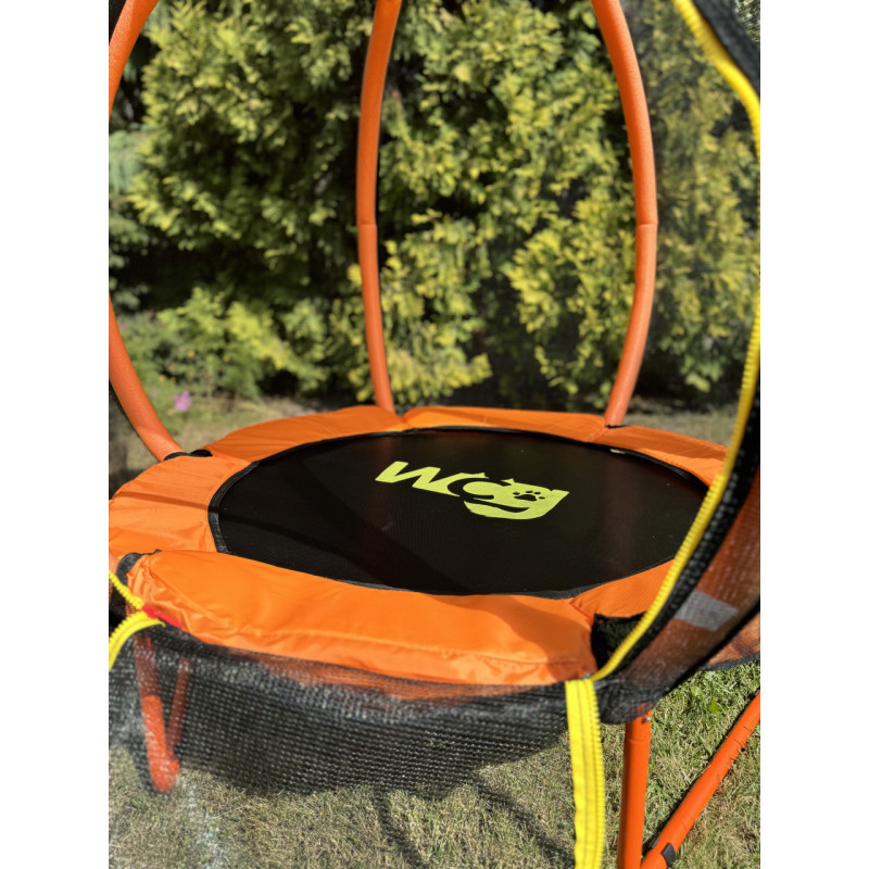 Детский батут с защитной сеткой WCG Pumpkin