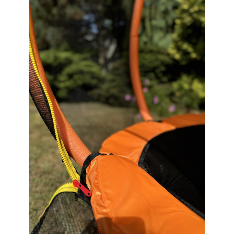 Детский батут с защитной сеткой WCG Pumpkin