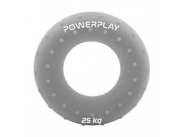 Еспандер кистьовий силіконовий PowerPlay PP-4338 Hand Grip Large 25 кг. Сірий