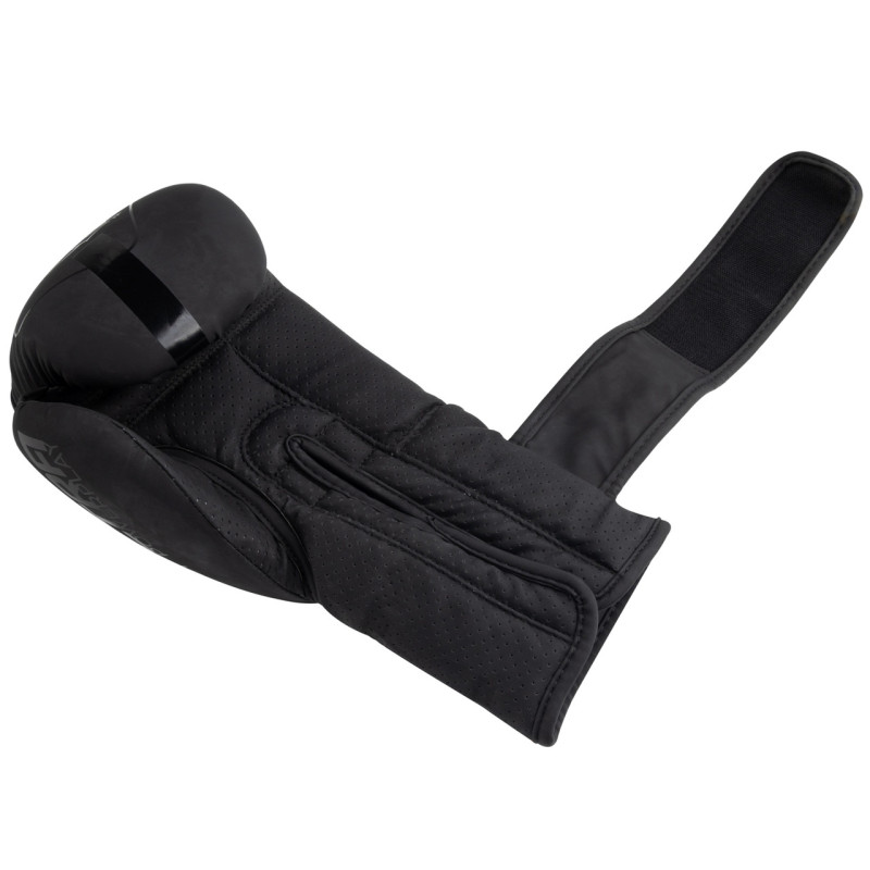 Боксерские перчатки PowerPlay 3024 Ultra Mat, 10 унций, Искусственная кожа (PU), Черный