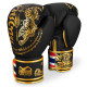 Боксерські рукавиці Phantom Muay Thai Black Gold 12 унцій (Бинти 4м. )