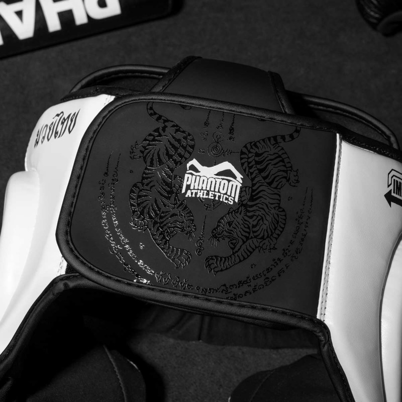 Боксерський шолом Phantom Muay Thai Full Face White