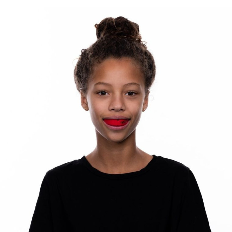 Капа OPRO Gold Braces під брекети доросла (вік 11+) Red/Pearl (art.102506003)