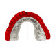 Капа OPRO Gold Braces під брекети доросла (вік 11+) Red/Pearl (art.102506003)