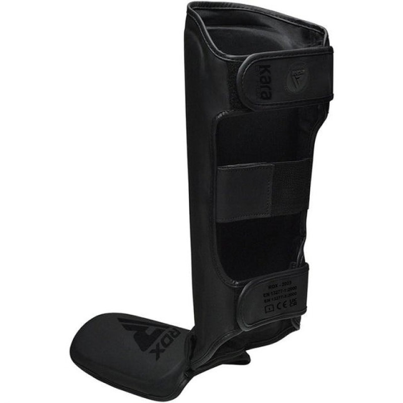 Захист гомілки та стопи RDX F6 KARA Shin Instep Guards Black L
