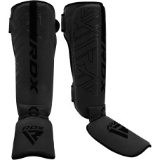 Захист гомілки та стопи RDX F6 KARA Shin Instep Guards Black L