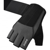 Рукавички для фітнесу RDX W3 GREY WITH EVA PADDING-L Рукавички для фітнесу RDX W3 GREY WITH EVA PADDING-L