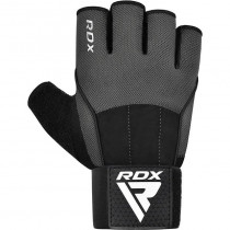 Рукавички для фітнесу RDX W3 GREY WITH EVA PADDING-L Рукавички для фітнесу RDX W3 GREY WITH EVA PADDING-L