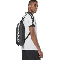 Легкая спортивная сумка-рюкзак, котомка Reebok Gymsack 2.0 черный