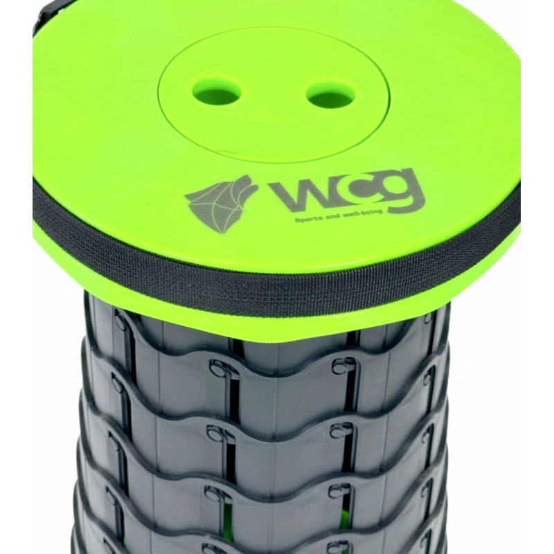 Телескопічне крісло WCG (похідний стілець) салатово-чорний