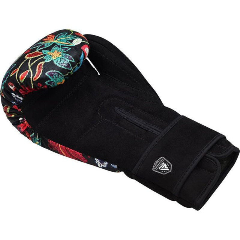 Боксерські рукавиці RDX FL-3 FLORAL BLACK-12 унцій 