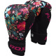 Боксерські рукавиці RDX FL-3 FLORAL BLACK-12 унцій 