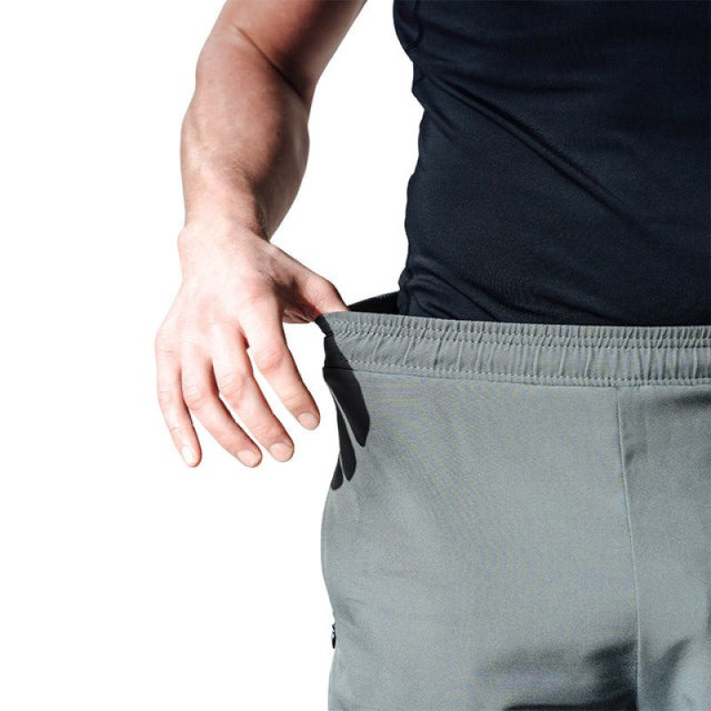 Компресійні шорти для MMA RDX T16 2-в-1 GREY/BLACK, Розмір L, Поліестер, Спандекс, Сіро-чорний