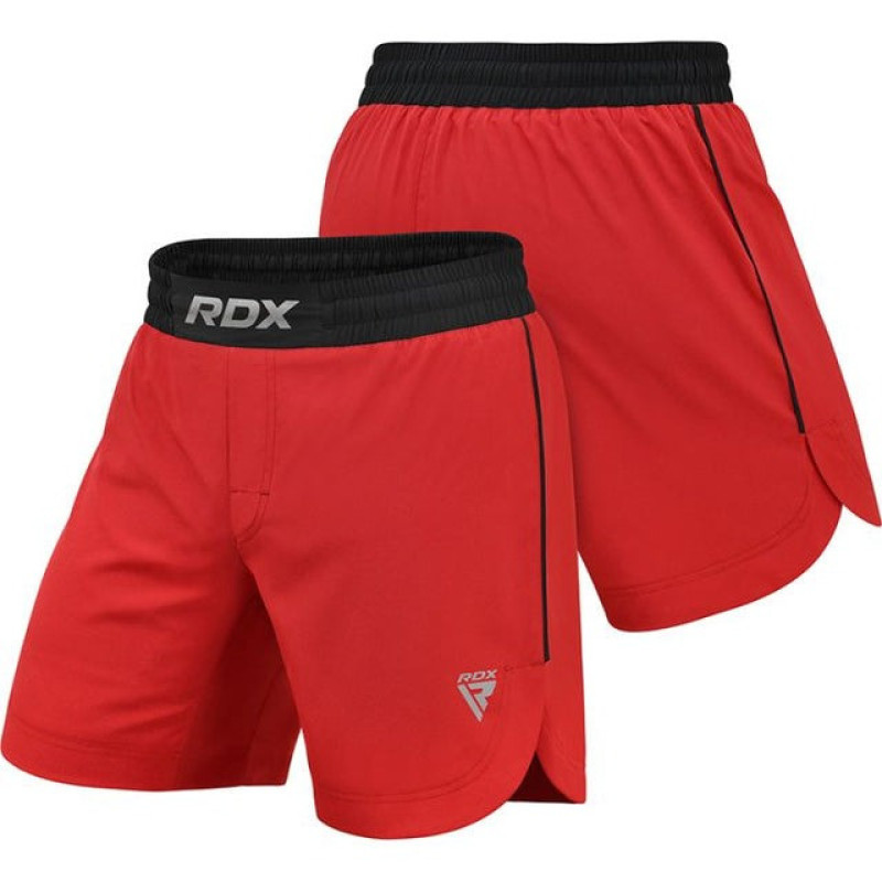 Шорты для MMA RDX T15 Red (мужские), Размер L, Полиэстер, Спандекс, Красный, для ММА, бокса, кикбоксинга, грепплинга, муай-тай
