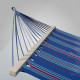 Стійка для гамака + Двомісний гамак з планкою RIO XXL синій 200х150 WCG
