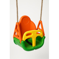 Гойдалка - трансформер WCG SUPER GROW 3в1 дитяча пластикова розбірна для дитячого майданчика