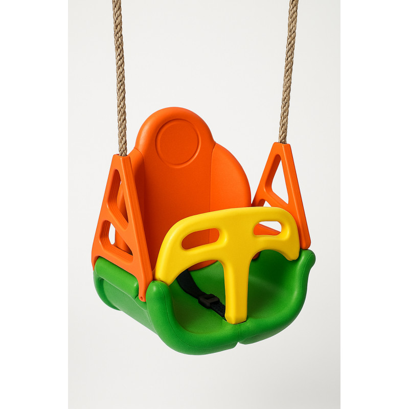 Гойдалка - трансформер WCG SUPER GROW 3в1 дитяча пластикова розбірна для дитячого майданчика