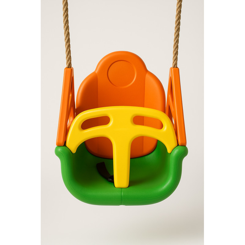 Гойдалка - трансформер WCG SUPER GROW 3в1 дитяча пластикова розбірна для дитячого майданчика