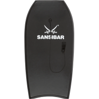 Бодиборд, доска для плавания Sansibar 100x49x5 см черная (до 85 кг.)
