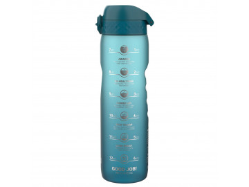 Пляшка для води ION8 1000 мл. BPA Free, Times To Drink, (ЕКО пляшка) BPA Free, Teal & Blue