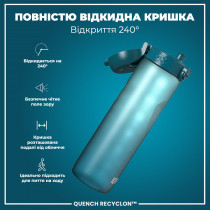 Пляшка для води ION8 1000 мл. BPA Free, Times To Drink, (ЕКО пляшка) BPA Free, Teal & Blue Пляшка для води ION8 1000 мл. BPA Free, Times To Drink, (ЕКО пляшка) BPA Free, Teal & Blue
