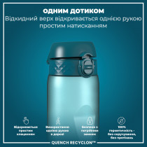 Пляшка для води ION8 1000 мл. BPA Free, Times To Drink, (ЕКО пляшка) BPA Free, Teal & Blue Пляшка для води ION8 1000 мл. BPA Free, Times To Drink, (ЕКО пляшка) BPA Free, Teal & Blue