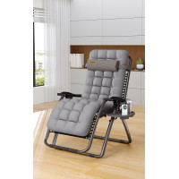 Раскладное кресло шезлонг садовый Zero Gravity WCG R-01 + матрас