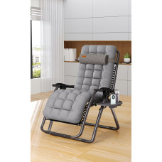 Раскладное кресло шезлонг садовый Zero Gravity WCG R-01 + матрас