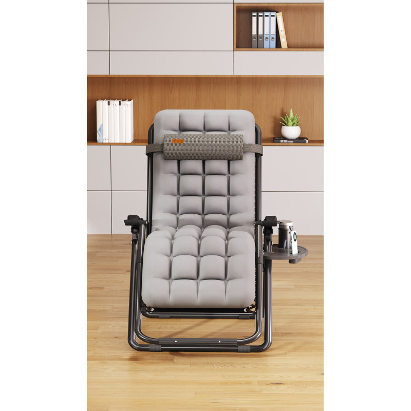 Раскладное кресло шезлонг садовый Zero Gravity WCG R-01 + матрас