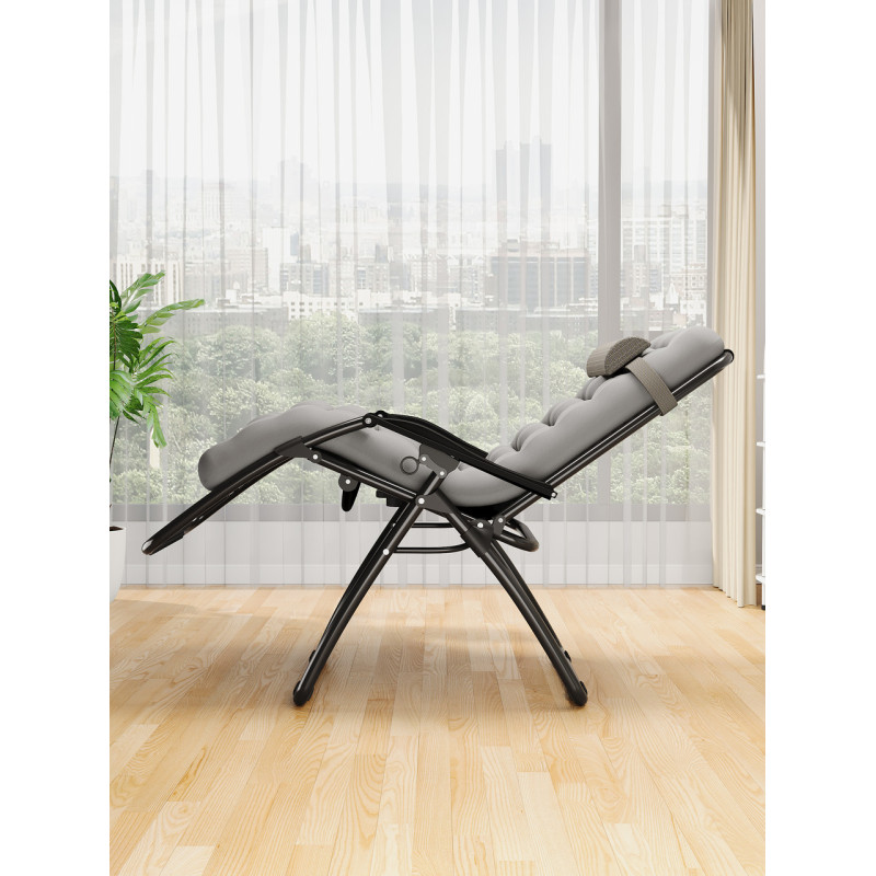 Раскладное кресло шезлонг садовый Zero Gravity WCG R-01 + матрас