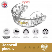 Кепка OPRO Gold для взрослых (11+) Clear (арт.102504015) Кепка OPRO Gold для взрослых (11+) Clear (арт.102504015)