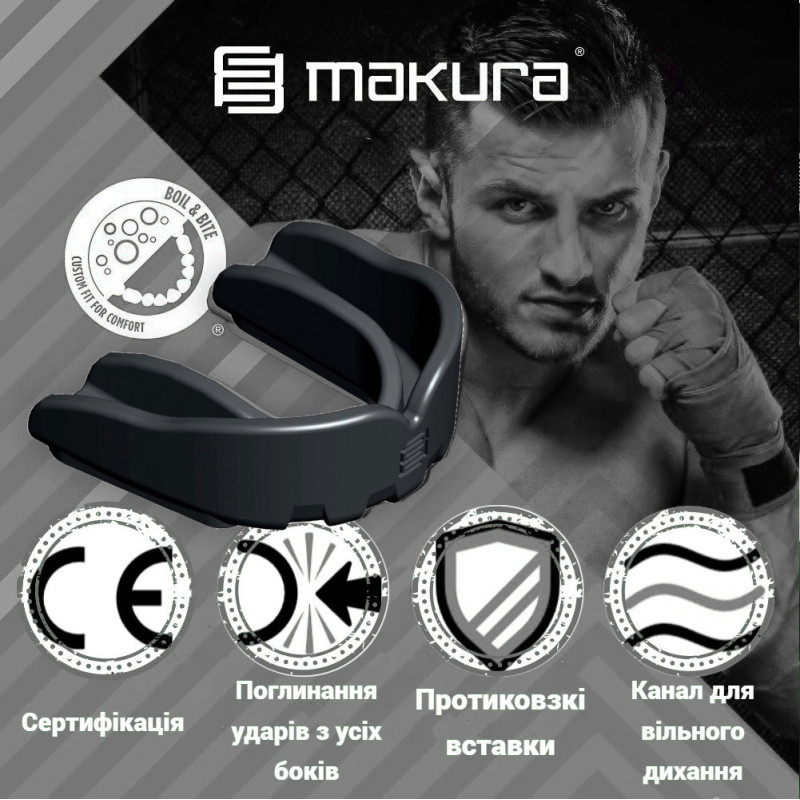 Капа MAKURA Toka доросла (вік 11+) Black (art.6017514109)