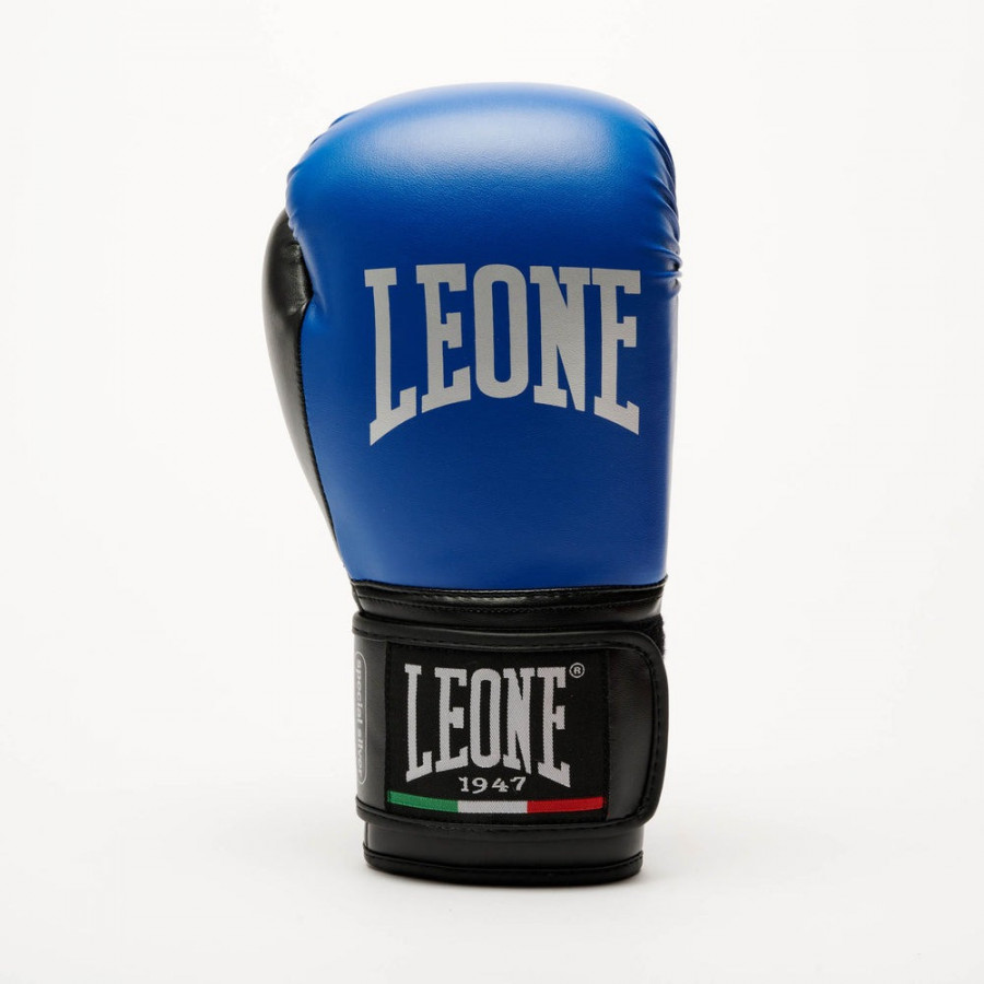 Боксерські рукавиці Leone GN383 THUNDER Blue 10 унцій (капу в комплекті)