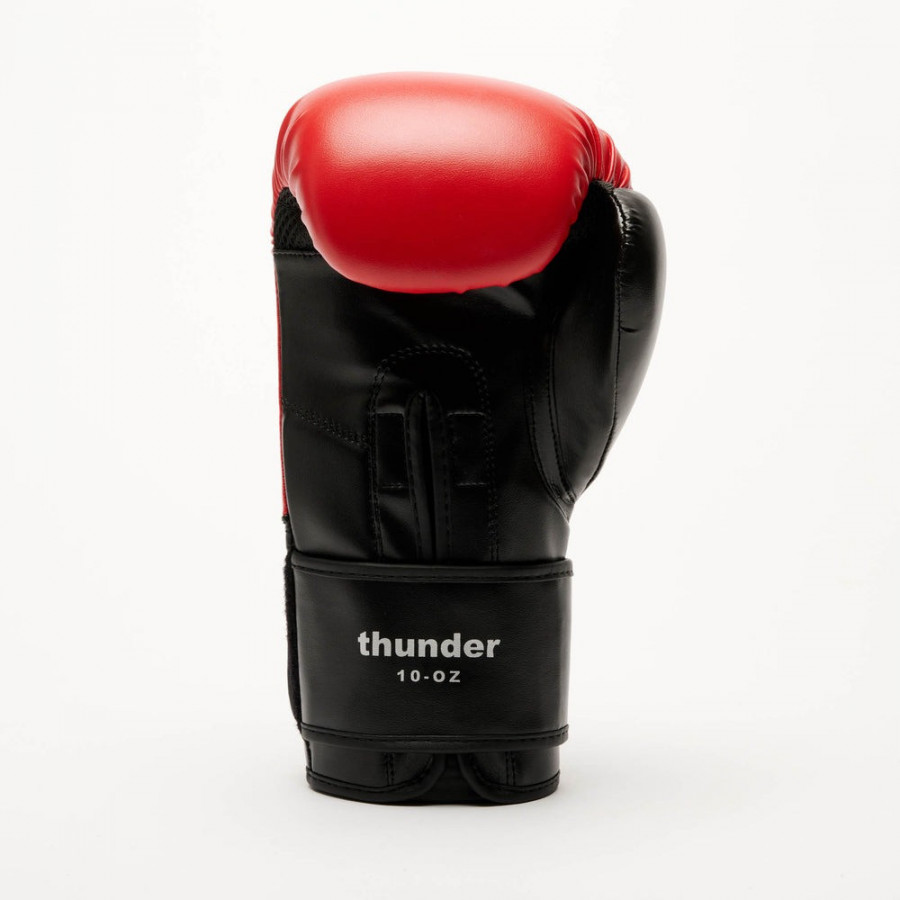 Боксерські рукавиці Leone GN383 THUNDER Red 8 унцій (капу в комплекті)