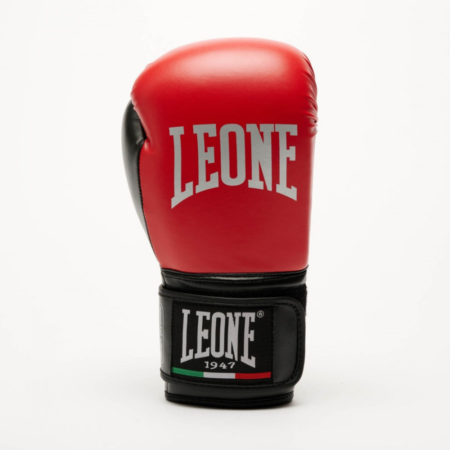 Боксерські рукавиці Leone GN383 THUNDER Red 8 унцій (капу в комплекті)