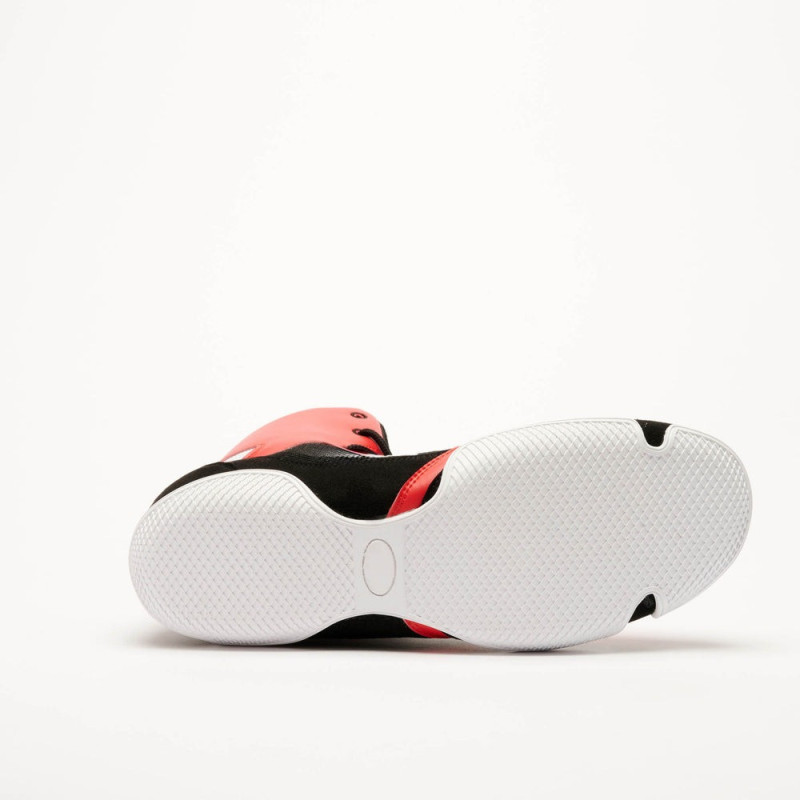 Боксерки (боксерская обувь) Leone CL110 PREMIUM Red, Размер 41, Унисекс, PU (полиуретан), Красно-чёрный