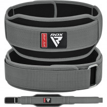 Пояс для важкої атлетики RDX RX5 Double Belt неопреновий Grey L Пояс для важкої атлетики RDX RX5 Double Belt неопреновий Grey L